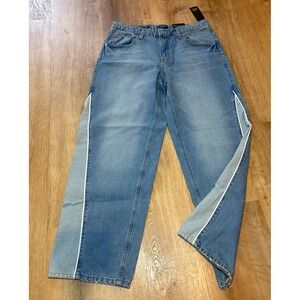 Wild Fable Jeans Womens 8 Blue 90s Relaxed Straight Mid Rise Rigid